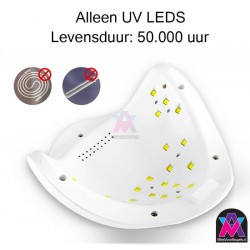 UV LED lamp, Sun 5, 48 watt, 24 LEDS, Wit