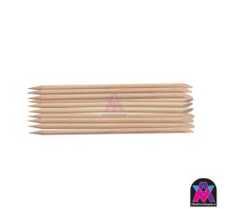 Gellak/shellac remover wraps + remove-it + 10 rozenhouten stokjes + boemerangvijl
