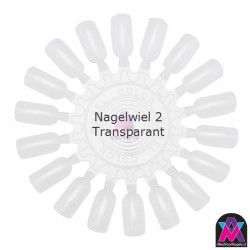 Nagelwiel 2 transparant (per 10 stuks)