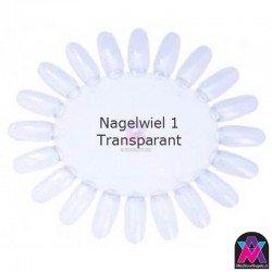 Nagelwiel 1 transparant (per 10 stuks)