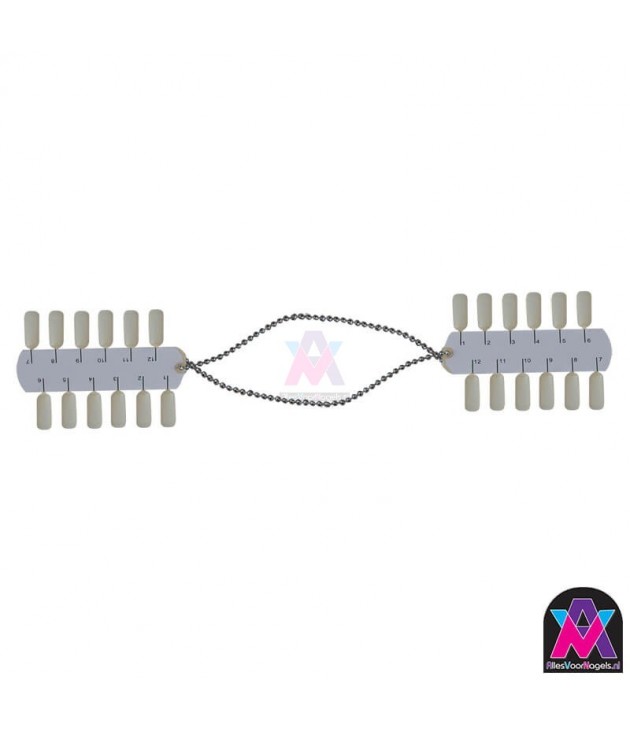 3 X Nagel display naturel, 24 nagels 3 X Nagel display naturel, 24 nagels