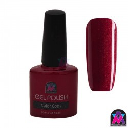 AVN Gel Polish shellac, Crimson Sash, 10 ml is een metalic kleur