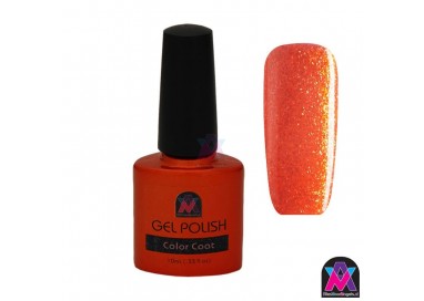 AVN Gel Polish shelllac, Amber glitz, 10 ml is een metallic kleur