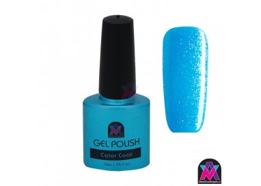 AVN Gel Polish shelllac, Azure Sky, 10 ml is een metallic kleur