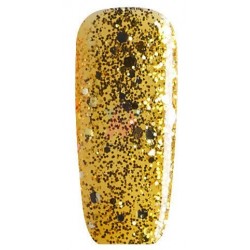 AVN Gel Polish shelllac, 24 Carot, 10 ml is een glitter kleur