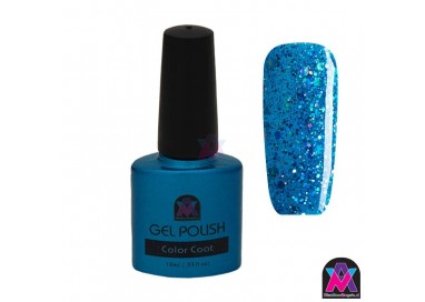 AVN Gel Polish shelllac,  Ice Adorn, 10 ml is een glitter kleur