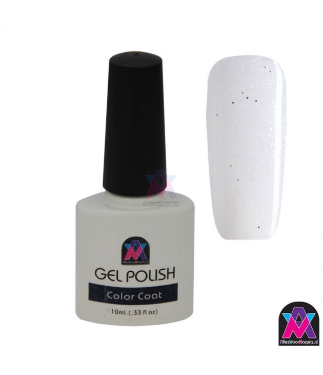 AVN Gel Polish shelllac, Mother of Pearl, 10 ml is een doorzichtige metallic kleur