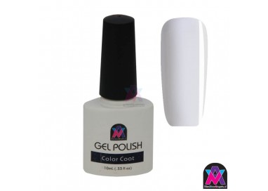 AVN Gel Polish shelllac, Studio White, 10 ml is een effen kleur