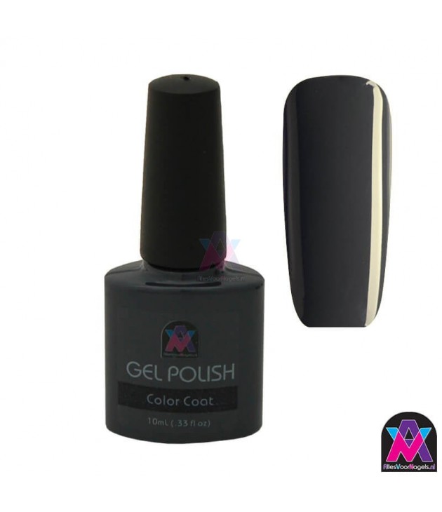 AVN Gel Polish shelllac, Asphalt , 10 ml is een effen kleur