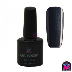 AVN Gel Polish shelllac, Overtly Onyx, 10 ml is een metallic kleur