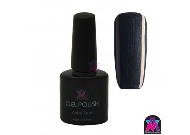 AVN Gel Polish shelllac, Overtly Onyx, 10 ml is een metallic kleur