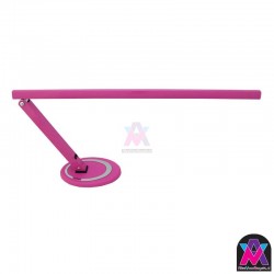 Design tafellamp met flexibele arm, Roze, 14 Watt