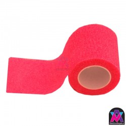 Flex wrap tape/elastische bescherm tape, roze, 5 cm breed