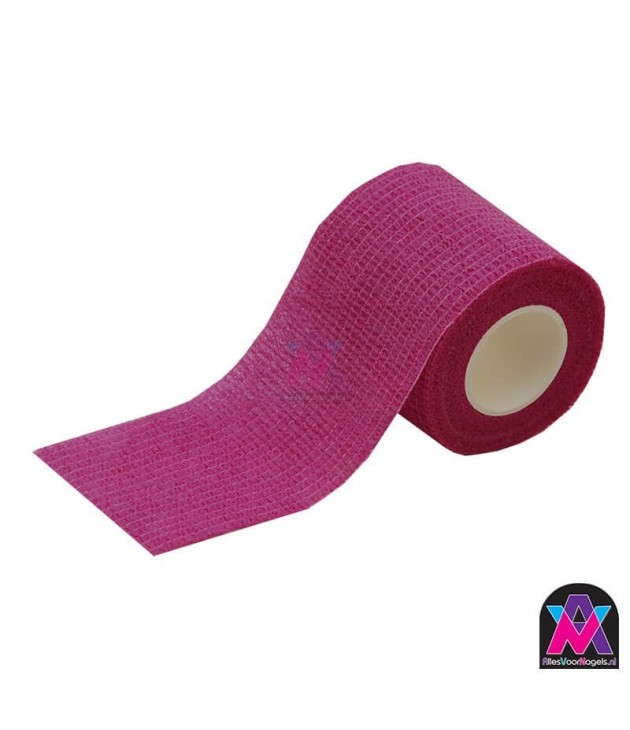 Flex wrap tape/elastische bescherm tape, paars, 5 cm breed