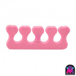 Teen spreiders/toe separators roze, per 2 stuks