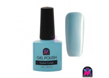 AVN Gel Polish shelllac, Azure Wish, 10 ml is een metallic kleur