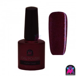 AVN Gel Polish shelllac, Ruby Ritz, 10 ml is een hele fijne glitter kleur