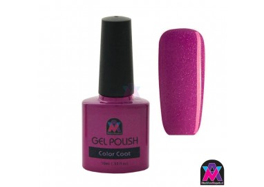 AVN Gel Polish shelllac, Purple Princess, 10 ml is een fijne glitter kleur