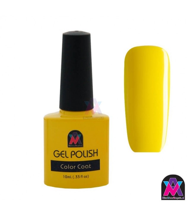 AVN Gel Polish shelllac, Lemon Fizzs, 10 ml is een effen kleur