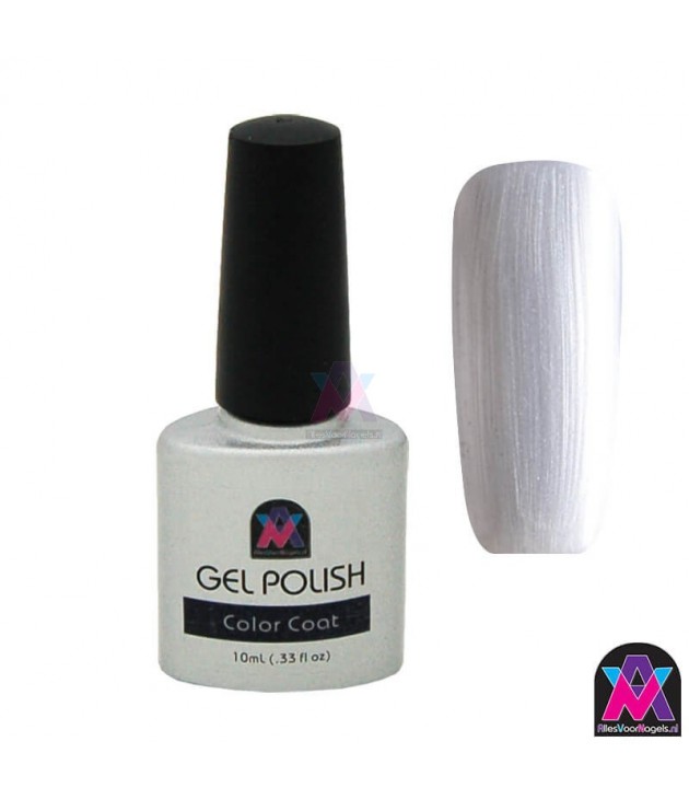 AVN Gel Polish shelllac, Silver Chrome , 10 ml is een metallic kleur