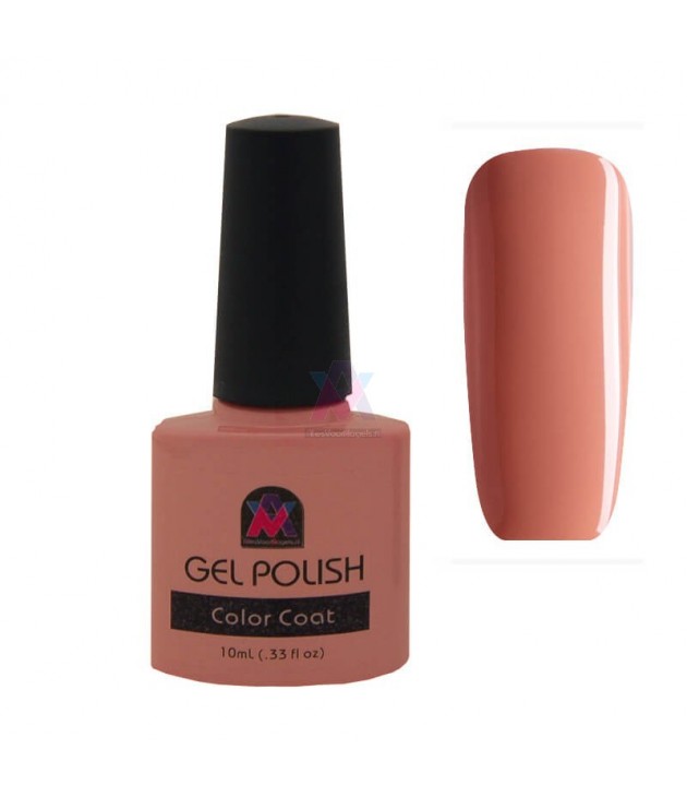 AVN Gel Polish shellac, Cocoa, 10 ml is een effen kleur