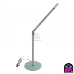 Design LED tafellampje WIT, let op! dit is een klein model. hoogte 28 cm en arm lengte 25 cm