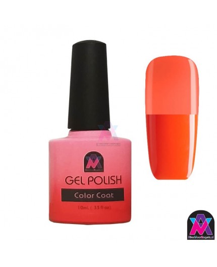 AVN Gel Polish shelllac, Peach Cobbler, 10 ml is een thermo kleur