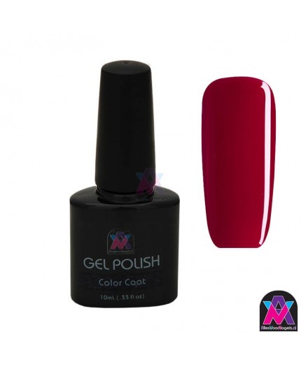 AVN Gel Polish shellac, Scarlet Letter, 10 ml is een effen kleur