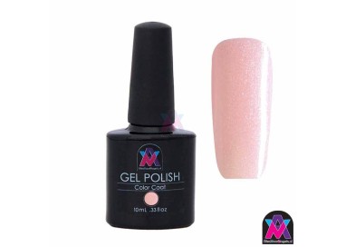 AVN Gel Polish shelllac, Grapefruit Sparkle, 10 ml is een metallic kleur