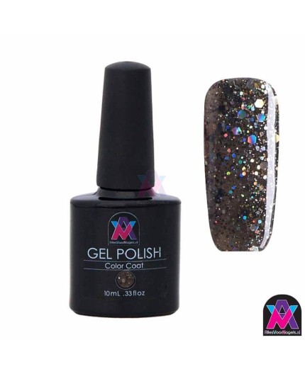 AVN Gel Polish shelllac, Starry Night, 10 ml is een glitter kleur