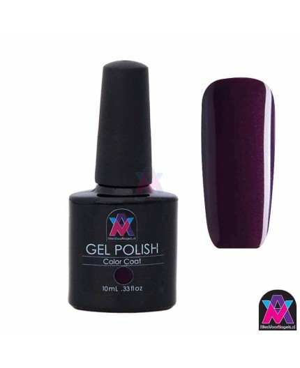 AVN Gel Polish shellac, Plum Paisley, 10 ml is een metalic kleur