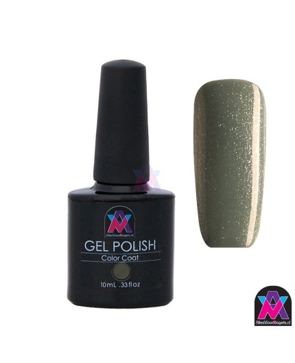 AVN Gel Polish shellac, Wild Moss, 10 ml is een metallic kleur