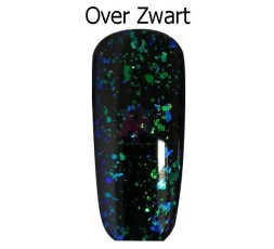 AVN Gel Polish shelllac, Retro, 10 ml is transparant met gltter vlokken